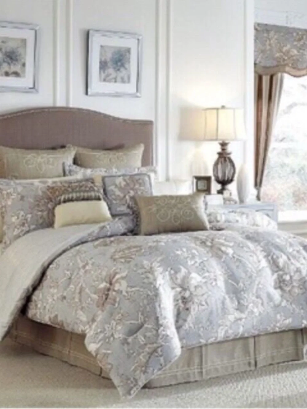CROSCILL Estate 5-Piece WINDOW COVERS New Valance / Drapes ALEXANDRIA